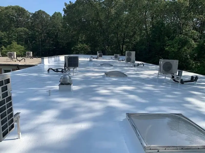flat roof coating
